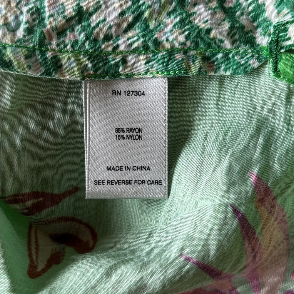 John Mark Green Multicolor Patterned Button Down … - image 4